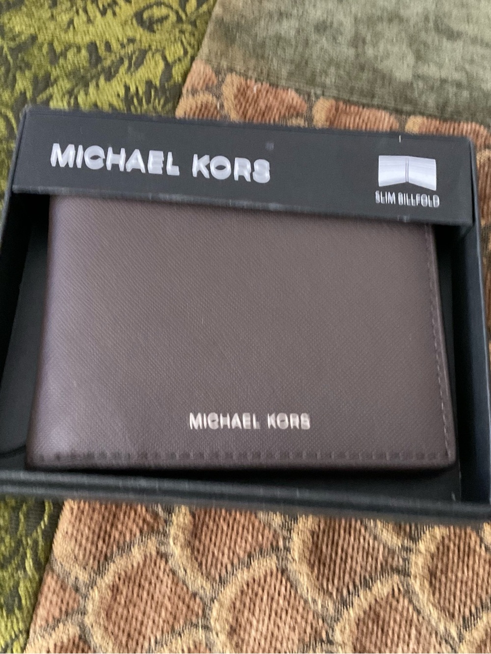 Michael Kors Brown Slim Billfold Wallet